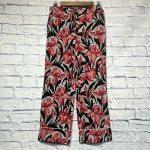 Equipment Femme 100% Silk Adalyn Iris Floral Print Pants